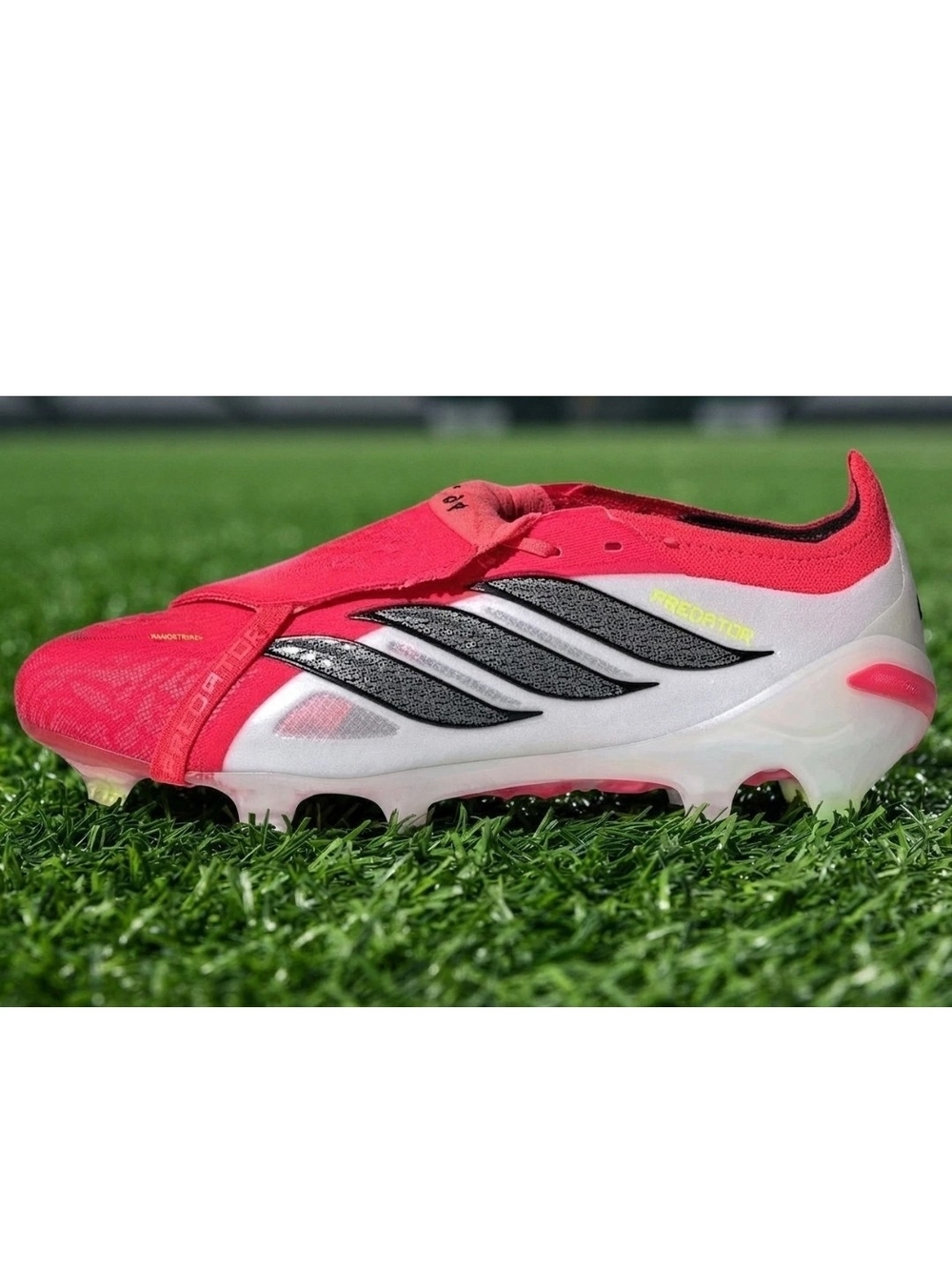 Adidas Kids' Predator Soccer Cleats in Pink and White
